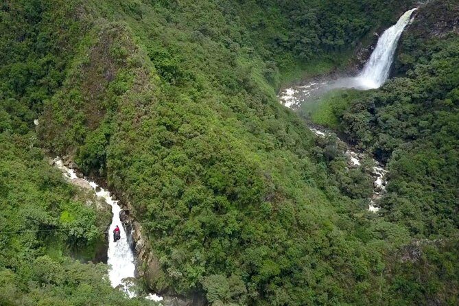 Dream Hammocks Plus Epic Zipline and Giant Waterfall Private Tour from Medellin - El Salto del Buey Waterfall Base: Cold Water, Wet Shoes, Real Reward