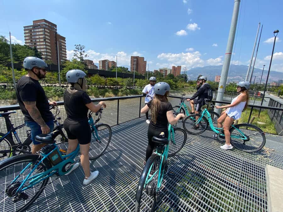 E-Bike City Tour Medellin with Local beer and Snacks - Starting at San Joaquín Church: where your Medellín tour rhythm begins