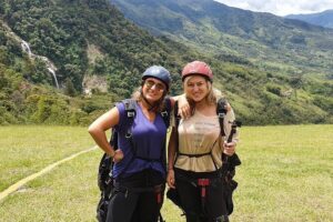 Fun RAFTING + Awesome PARAGLIDING over giant waterfalls from MEDELLIN - How the day flows from 9:30 pickup to afternoon drop-off