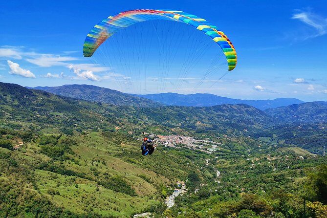 Guatape & Paragliding & El Peñol Rock & Quaint Town From Medellin - El Peñol rock climb: 749 steps, 50 minutes, and shops with a view