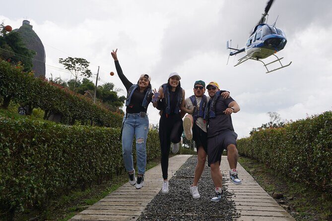 Helicopter flight in Guatape - Photo and video options: let the pros do the work