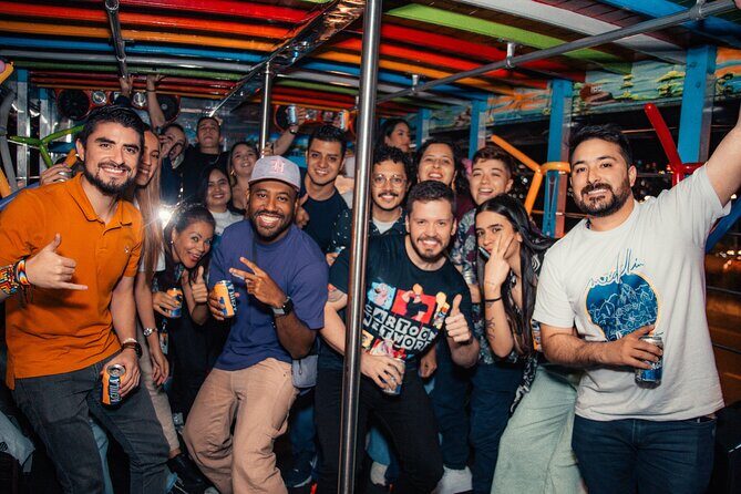 Medellin Beer Party Bus - Stop 2: The 70th Avenue Streets for Rumba and Lights