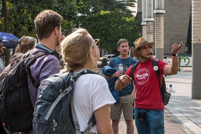 Medellin Historic Walking Tour with Expert Guide - Plaza de las Luces: 300 pillars and the idea of a safer city