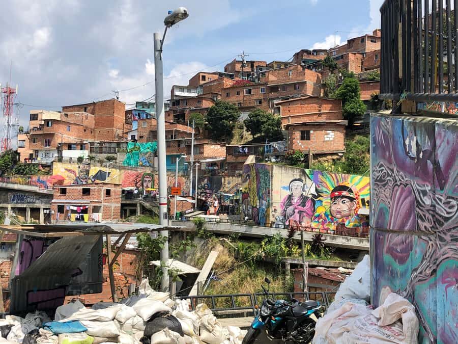 Medellín: Private Comuna 13 Street Art Tour - Outdoor escalators and the observation deck views