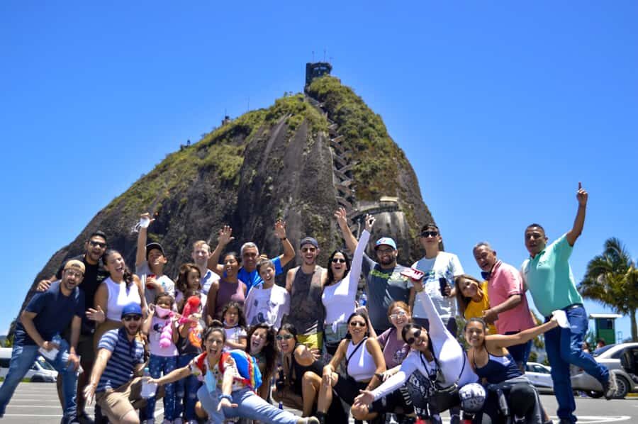 Medellín: Private Guatapé Tour w/ Breakfast, Lunch & Cruise - El Peñol / Piedra del Peñol: 740 Steps, Big Views, and a Timing Advantage