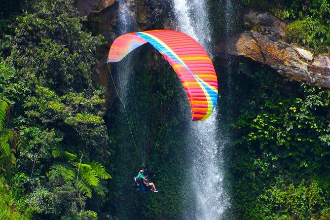 PARAGLIDING over giant waterfalls private tour (optional Guatape) from Medellin - Paragliding Over Cocorná Waterfalls: What the Day Really Feels Like