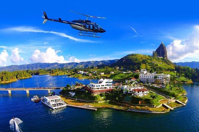 The best private tour to Guatapé and Helicopter ride + Guatapé's rock +Boat ride - Getting From Medellín to Guatapé Without Losing the Day