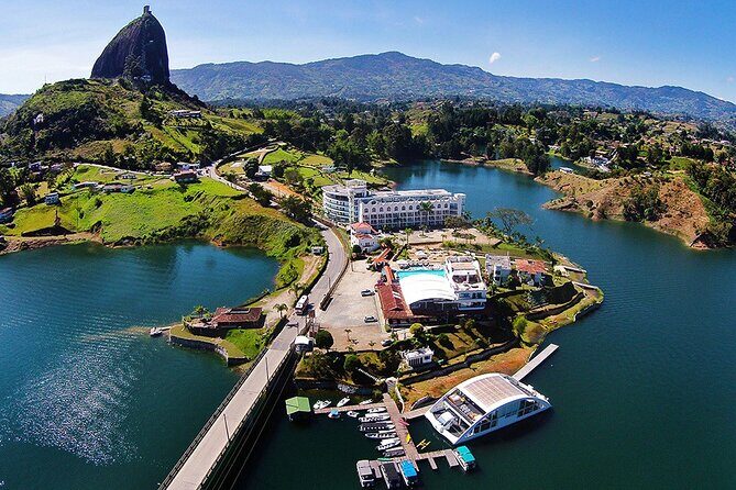 Tour to Guatape, Piedra del Peñol, lunch, snacks boat trip - A Day Trip Built Around Food, Steps, and Lake Views